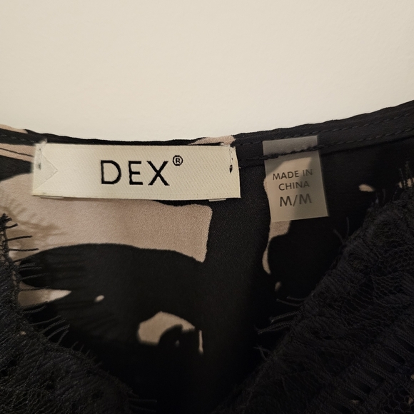 DEX Black Print Cocktail Dress - Picture 4 of 6